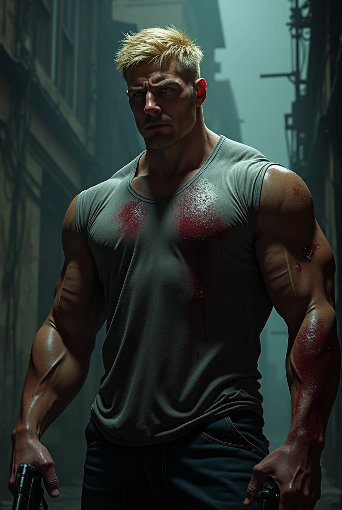 wide view, full size, surreal fine art style hunk figure with skin symbolizing transient mortality, engulfed in ethereal and enchanting light indicating an everlasting realm, gaze lifted to infinite skies, soft volumetric light suffusing the scene, colors vivid and lifelike, golden ratio composition, trending on Art station, 8k quality photorealistic concept art, enveloped in a mysterious aura, utilizing complementary colors, octane rendering, Mysterious, glazing technique to achieve great depth and luminosity, glossy, shiny, highly detailed, masterpiece, triple exposure technique employed, ultra-detailed, cinematic.