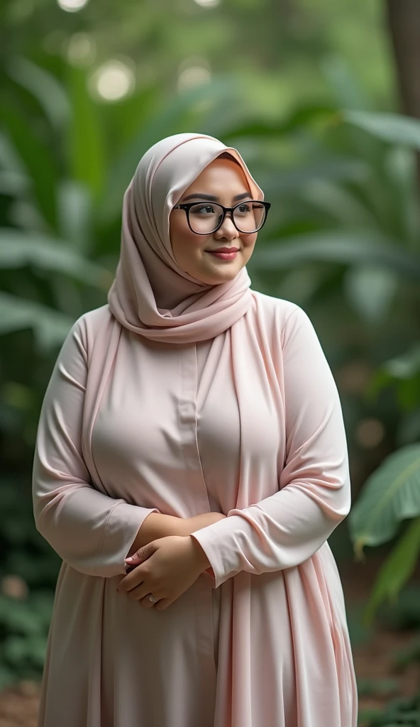 (Anger), "Oki Setiana Dewi", "Spectacles ", ("Hijab Naked"), Chubby Wearing Lace Bra & Short Hairy Pussy, "Facial expression in anger", "FLUORESCENT PINK", "Red Lips", "Bokeh"