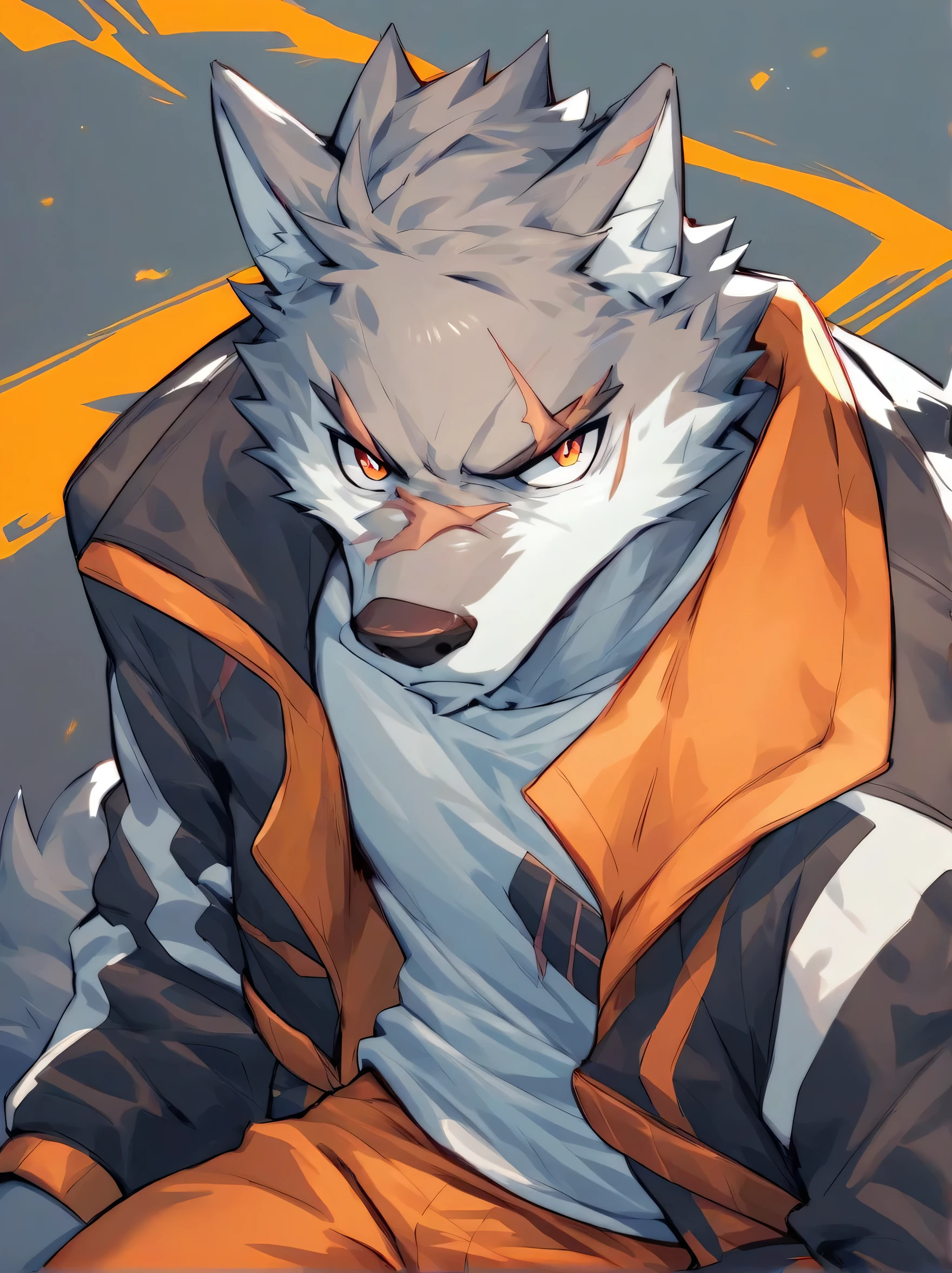 Arctic fox as a furry Tomboy