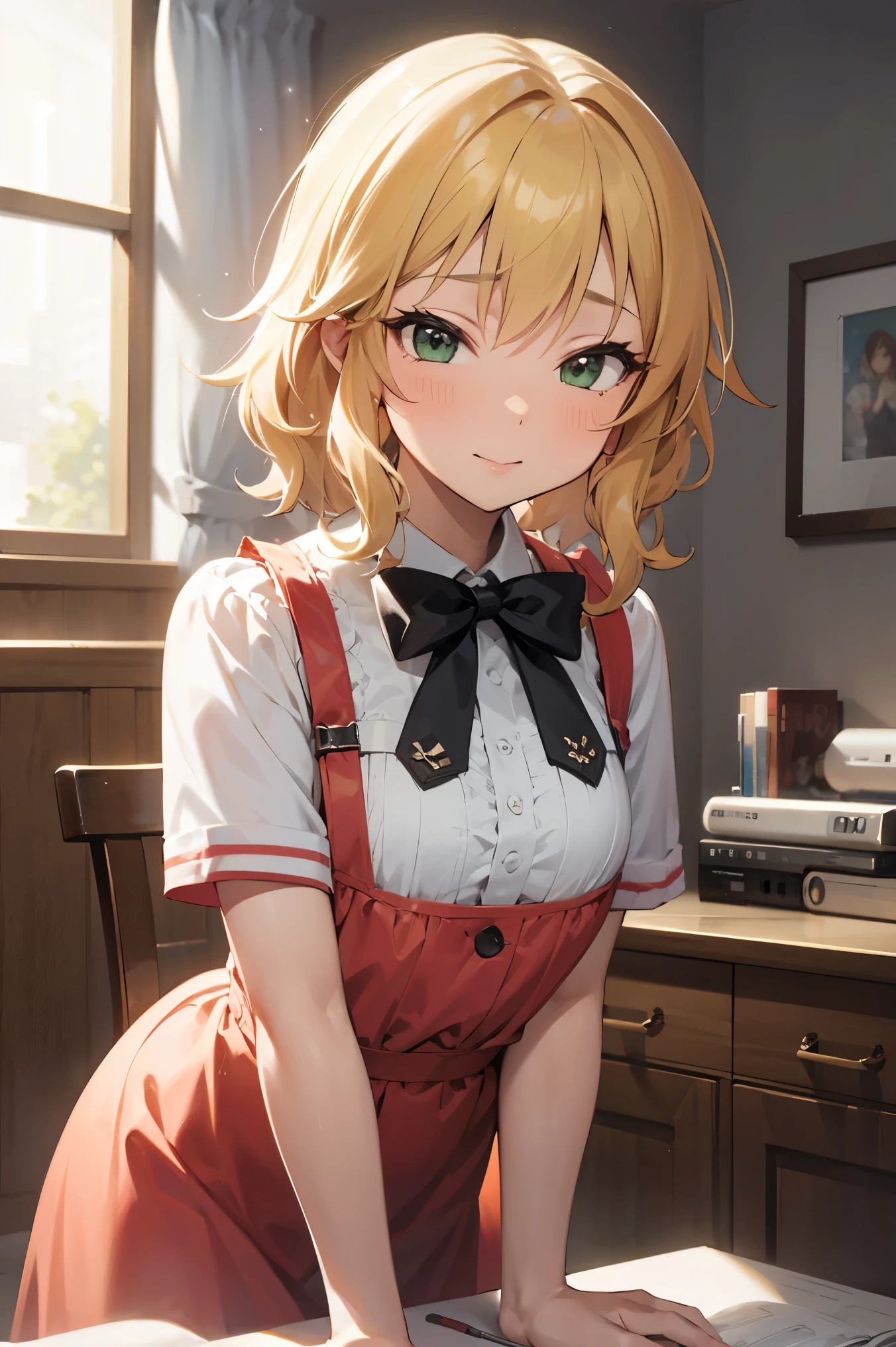 NSFW,masterpiece, top quality, high definition , very detailed,Sakurai Momoka,Idol,ruffle dress,waiting room,Sexual favours