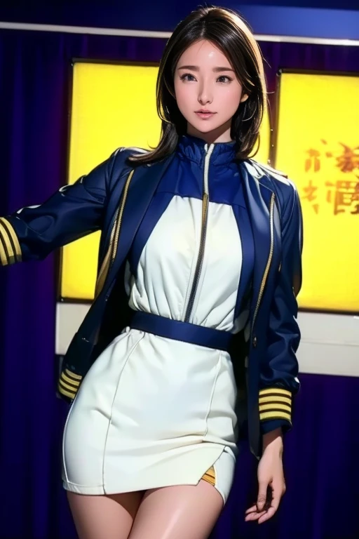 highest resolution,woman,small size,black hair,double braid hairstyle,bang bang,green eyes,red glasses,in formal dress,uniform,white coat,sexy dress,make a dark face, warship, aircraft carrier, in the future, science fiction, warplane, space, war warfare, semi-realistic, realistically detailed, woman, petite, black hair, short bob haircut, bangs ,black eyes,government clothing,uniform,white coat outerwear,red inner attire,underwear,serious face,serious,air force,war,government agency,war,science fiction,space