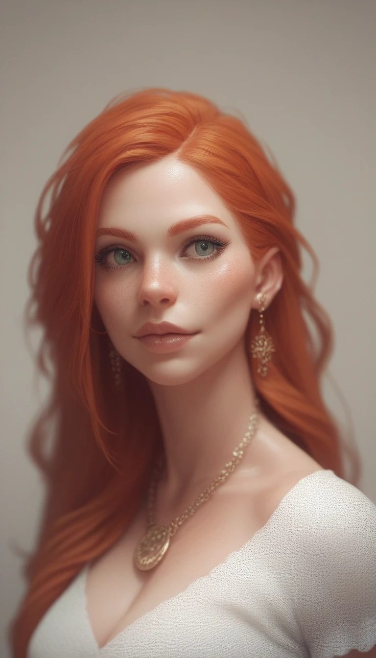 Redhead girl, 