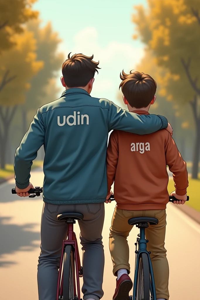 sitting on rood of a building playing pubg with his friend and both are wearing blue shorts and addidas tshirt and both have a name haris and yousaf
Where are there names