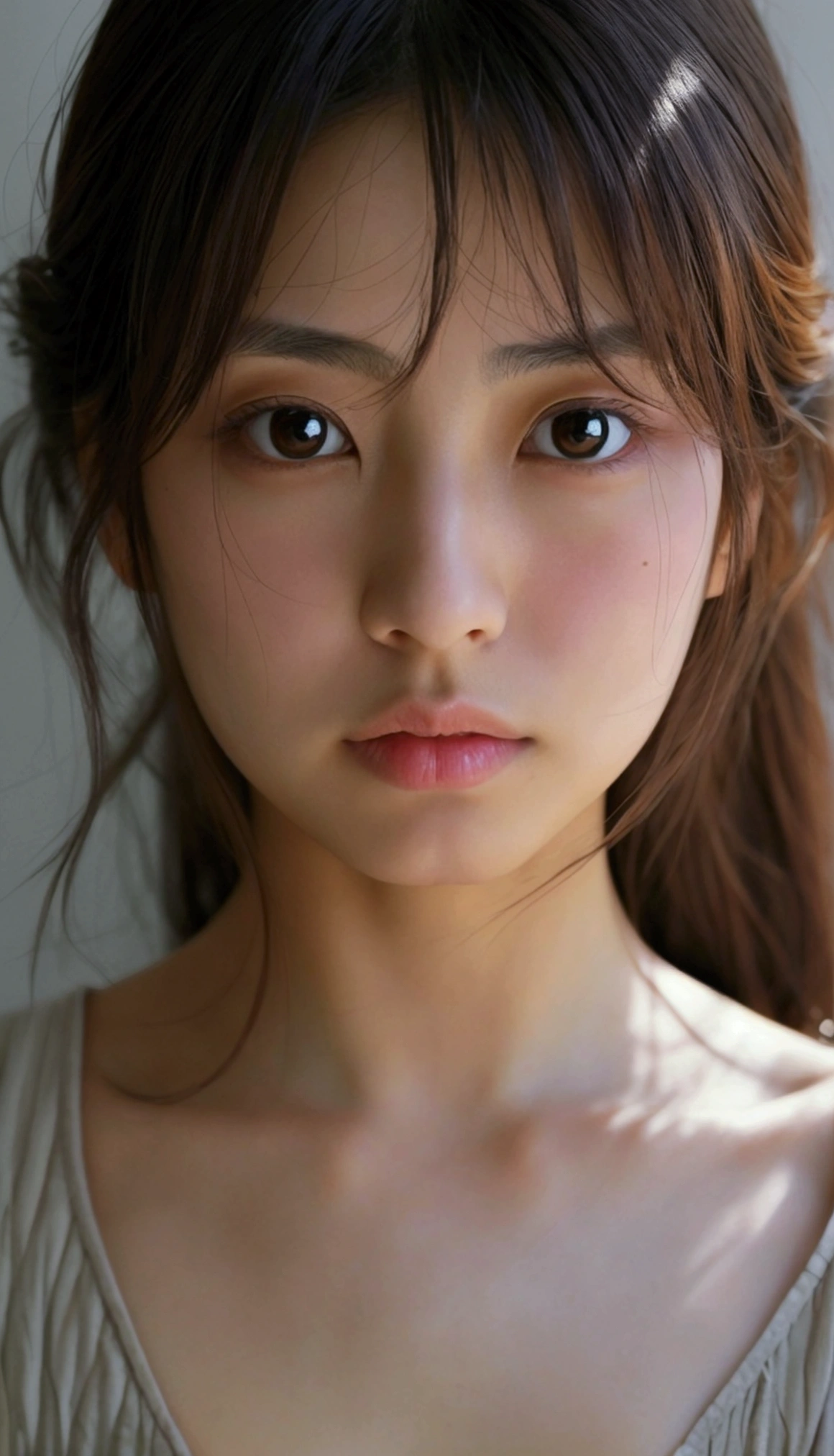 highest quality, masterpiece, Ultra-high resolution, (Realistic:1.4), RAW Photos, 32K Portrait, Very detailed, Cowboy Shot, Dynamic pose, One girl, 36 years old, The most famous Japanese idol、Japan's most popular cheerleader, Wearing only a yellow sleeveless cheerleader uniform, An innocent smile, View your viewers, Upturned buttocks, Very cute face, Stunningly beautiful big black eyes, Very beautiful hair, Very beautiful lips, Very beautiful skin, Very beautiful breasts, Very beautiful body, Very beautiful arms, Five perfect fingers, Very beautiful buttocks, Very beautiful thighs, Detailed face, Fine grain, Detailed Hair, Detailed lips, Detailed Skin, Detailed body, Detailed Weapons, Detailed five fingers, Detailed yellow sleeveless cheerleader uniform, Detailed hips, Thigh details
