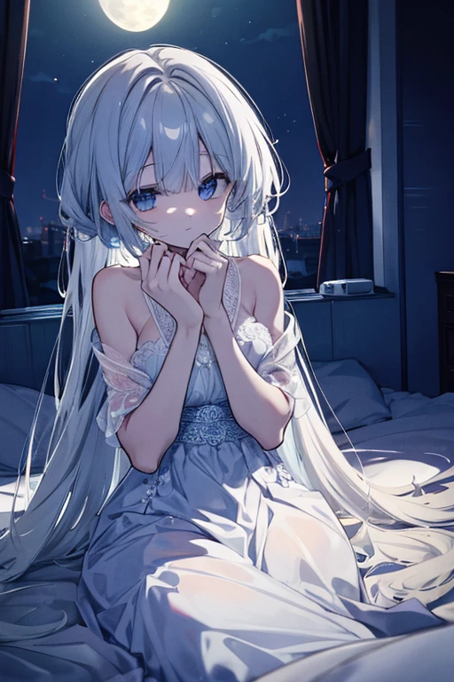 ((masterpiece, highest quality, very detailed, disorganized)),masterpiece, highest quality, very detailed, (figure, official art:1.1), 1 girl Blunt bangs,(((( light blue long hair)))), light blue hair, fantasy,10 years old, long hair ((blush)) , cute face, Big eyes, masterpiece, highest quality, young 1 girl,,((straddle pillow)),,(((((very delicate and beautiful girl))))),,wonderful,beautiful and fine eyes 、 masterpiece, highest quality, 1 girl, (From the side:1.3), (look up:1.2), chest, (Touch:1.2), (blush), (nose blush), bangs, sitting, (wariza:1.3), (close your eyes), ignored, (See-through:0.8), open your mouth, thighs, side parlor, (barefoot), (Masturbation Bation:1.2), (Girl trembling with climax:1.3), on the bed, whole body, (Sweat:1.3), vapor, Beautiful glowing skin, Coquettish skin,