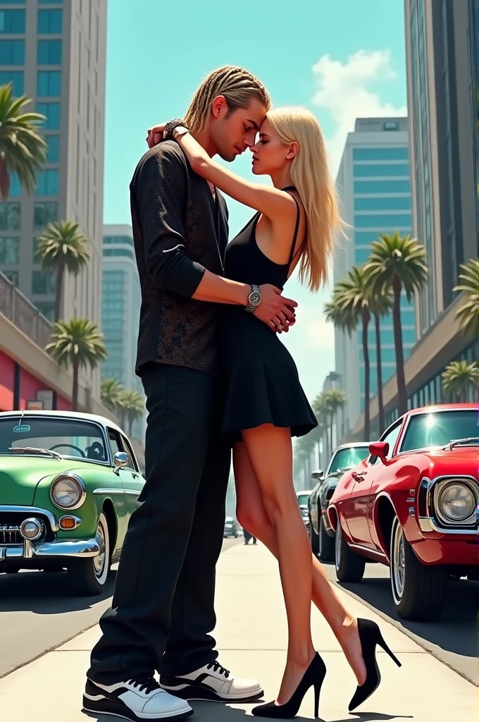 Couple hugging each other on a road with trees in the background, Lovely couple, pose de casal, par, romantic couple, Directed by: Nandor Soldier, Casal feliz, fotografia casual, Photo Session, casal se beijando, 🤬 🤮 💕 🎀, fotografia, candid photograph, Fotografia de 8 0 mm, Filmado com Canon EOA 6 D Mark II