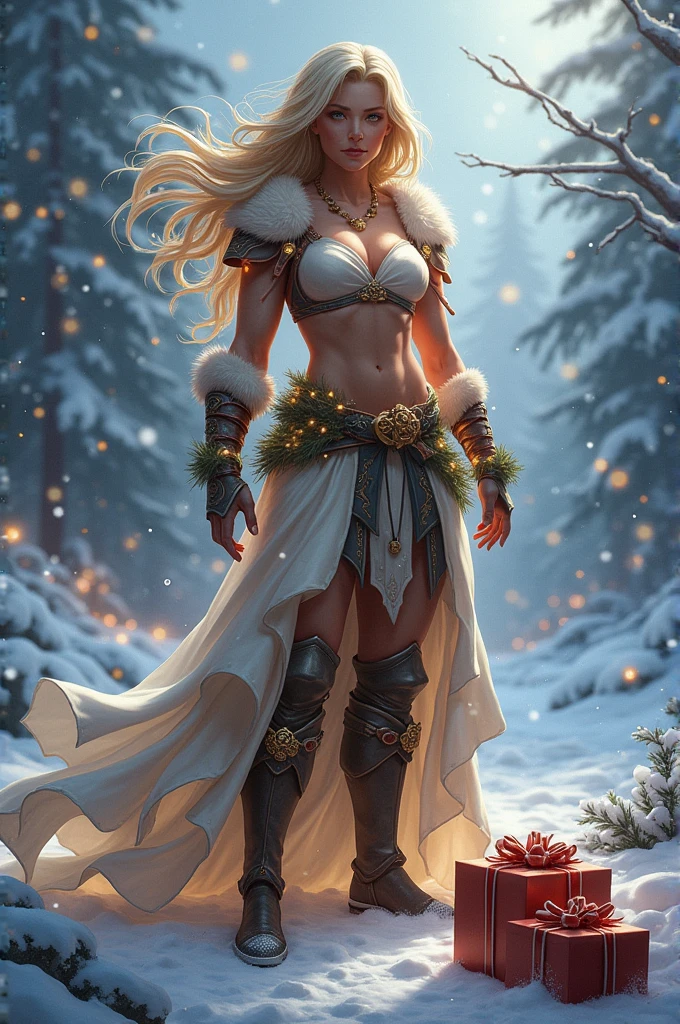 Graceful and fluttering nymph, "Claire Forlan com vestido Prata longo", caminhando a noite, and with a night sky with moon over snowy mountains, Arte conceitual de inverno, blizzard Arte conceitual de Hearthstone, arte de fundo, arte conceitual estilizada, Fundo da cidade, a bustling magical town, fundo da aldeia nightime, Arte conceitual de Hearthstone, fantasy city setting, arte do jogo de cartas de hearthstone. ”, Noite de Natal de inverno nevada, cidade medieval de fantasia, magical village, Fundo do centro da cidade