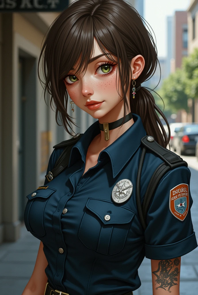 <lora:InstantPhotoX3:0.7>, simple background,(Wearing a female police uniform and a police cap:1.4), good hand,4k, high-res, masterpiece, best quality, head:1.3,((Hasselblad photography)), finely detailed skin, sharp focus, (cinematic lighting), soft lighting, dynamic angle, [:(detailed face:1.2):0.2],midriff peek, medium breasts, breasts,(((inside mansion))),(boobs naked:1.4), 1girl, jewelry,earrings, orange_sky, solo, mole, long_hair, mole_under_eye, upper_body, grey_eyes, looking_at_viewer,,black hair,Fashion,(head tilt:1.4),simple background, red background, lying (((lifeless))) on the floor after sex leaking cum from anus <lora:unhorny_v01:1> <lora:Broken:0.6>, <lora:RM_v0.1:0.4>, running makeup, tattoo, freckles, hogtie, finished, chocked, lifeless, torn clothes, stockings, bdsm