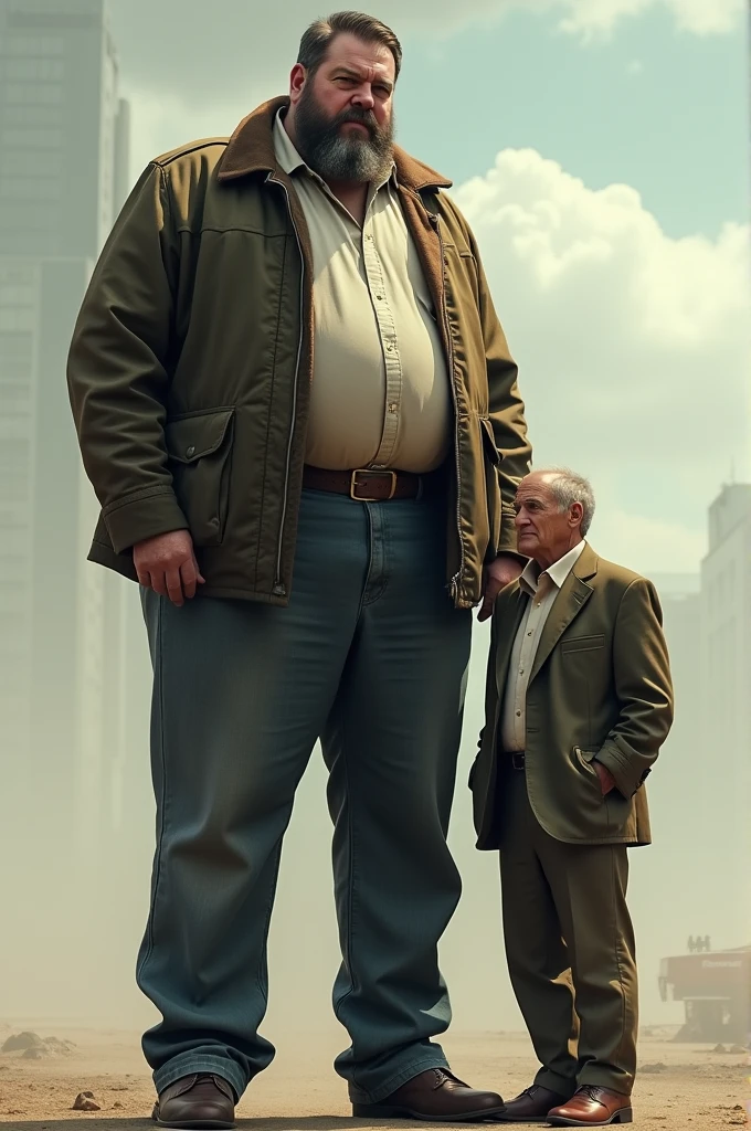 (masterpiece), top quality, photorealistic, hyperrealism, absurdres, tack sharp, subsurface scattering, 8k, HDR, 35mm, professional photography, RAW, (handsome mature man plump chubby morbid extremely thick thighs bulging belly fat), older man, gray hair, white man, ( wearing,boots,stubble,police chief,bage,beard,old man,indoors,necktie,sitting,spread legs,), bulge, detailed glade on clothing, (fat and corpulent: 1.3), full beard very long, looking at the viewer, handsome man, detailed eyes, symmetrical face, mischievous smile, robust, mustache, longer hair, his body is lying sideways on the floor, front view. Conceptual art hyper detailed dynamic image.