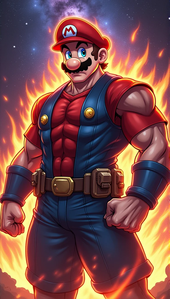 Super Mario with the body of Dwayne Johnson --auto --s2