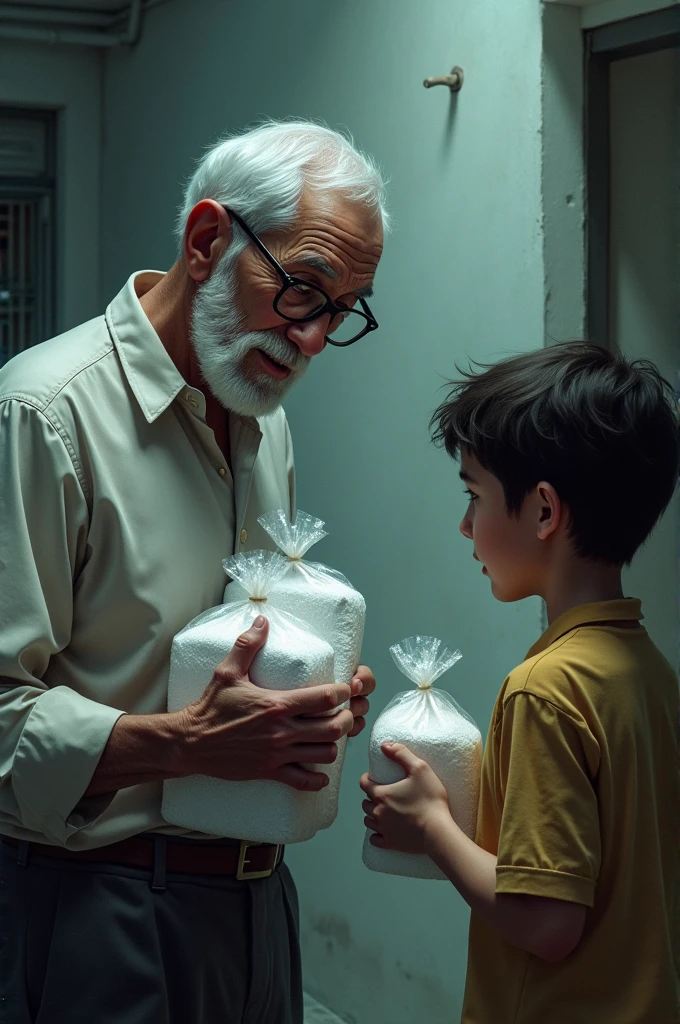 POOR FATHER TEACHES HIS SON TO BUY CONSUMER PRODUCTS