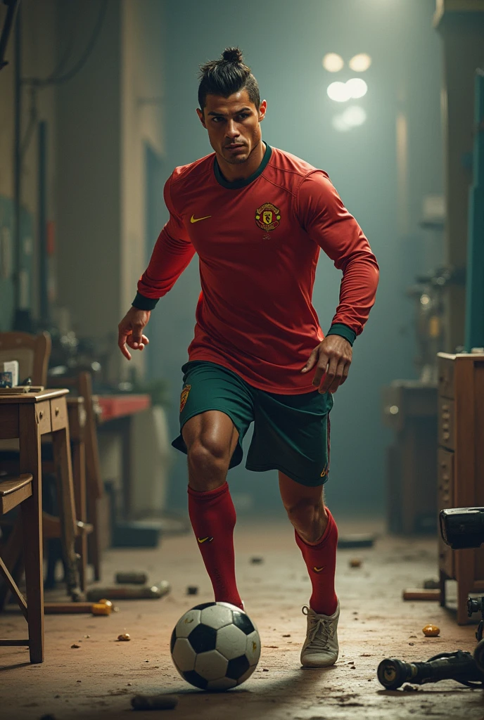 Creat a you tube thumb nail for gym videos title name and like cr7