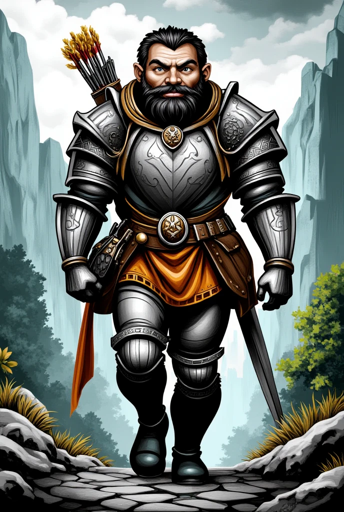 Aldric the Wanderer Race: Human (with a touch of elf and dwarf) Class: Paladin (Oathsworn) 10 / Ranger (Hunter) 5 Background: Noble Alignment: Lawful Good 