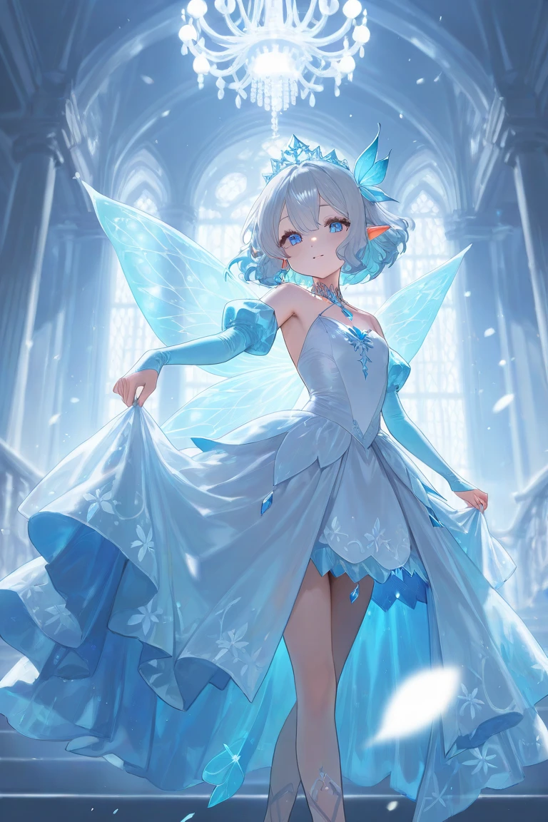 A beautiful fairy. Ultra realistic, perfect image, without defects.