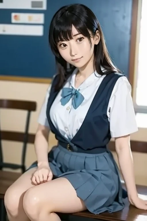 (32k, HDR, High resolution), ((Full body photo,Raw photo, Hyperrealism, masterpiece, Highest quality, ultra High resolution)), (Pin Light, Backlight,Cinematic Light),Close-up of a sexy woman,(Japanese school girl uniform,mini skirt,Sailor suit,A woman being penetrated by a man in the cowgirl position,A woman being pushed up from below in a cowgirl position,See-through,((Cowgirl handholding,vaginale,Sex)),Dynamic Pose), (Huge breasts,Very heavy,Very large, round breasts,Incredibly big ,Exposing large breasts,Deep cleavage,A glimpse,Slipping,Nipples),(Hyper Detail, finely,(Shot from the surroundings,Mr.々Shooting from a different angle),Slender Style,(Korean Idol:1.3,A detailed face:1.3),Beautiful Goddess,Archaic Smile,Ahegao,ecstasy,A provocative smile,Small, plump lips, Straight and cute nose, A little redness on the cheekbones,Long and beautiful eyelashes,Beautiful Face,Narrow waist,Perfect Style