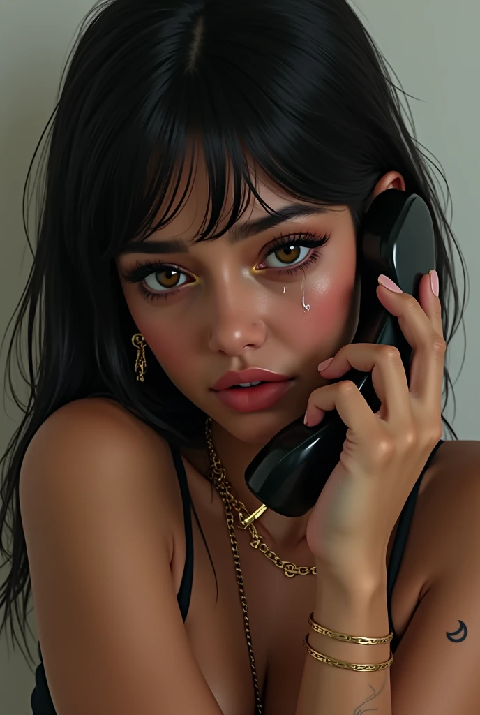 Nicki Minaj crying