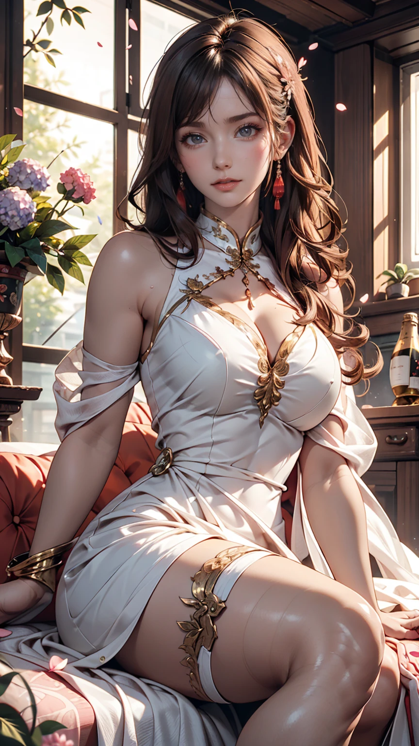                            Anime woman kneeling on blanket, concept-art：Hero, Trend of CGsociety, Fantasy art, Guviz-style artwork, Guviz, Smooth anime CG art, Keqing from Genshin Impact, Ruan Jia and Artgerm, full-body xianxia, flowing magical robe