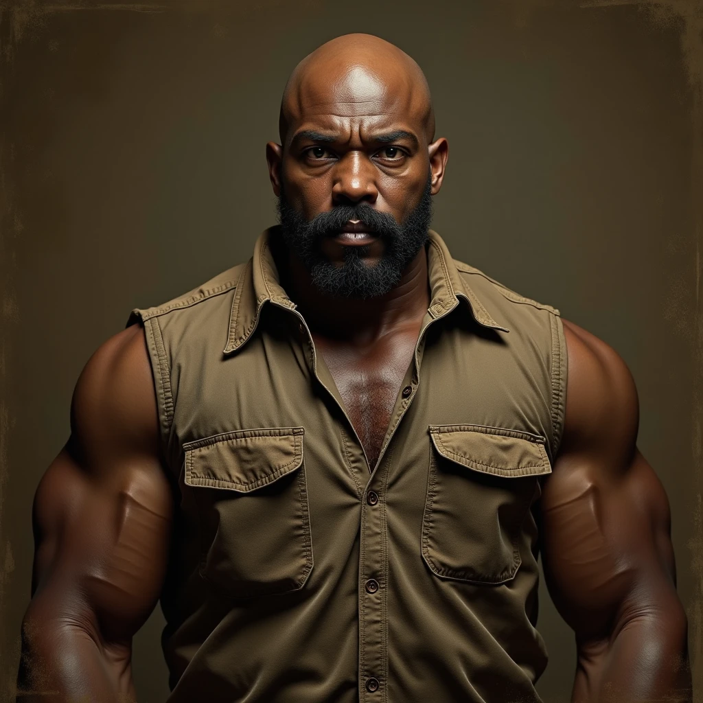 realistic style, masterpiece, best quality, 8k, artstation, sharp focus, ultrarealistic, high details, raw photo of
blackskinned bald Matthew McConaughey as street thug