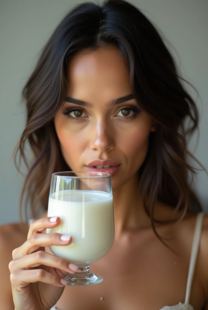 (close up portrait,:1.1), headshot, solo, realistic photo of a woman farmer, milk shower, milk splash, milk drops, simple, homely, covered up, in a barn, mlking cows, (wearing a farmers hat, wearing a farmers outfit:1.1), (coveralls, overalls, boots, gloves:1.1), covered up, no skin exposed, standing, (detailed eyes:1.1), ultra detailed skin, detailed face, light on face, realistic skin