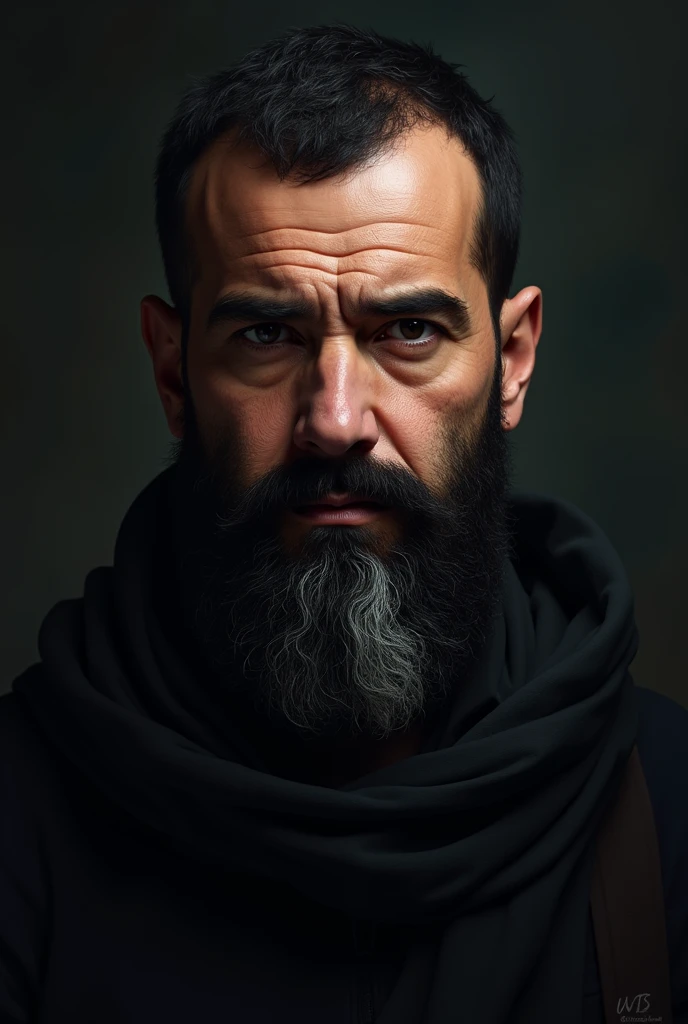 Happy 8k ultra-realistic 45-year-old incredibly handsome brutal men as sheikh, with bright eyes, looking in front of camera, hd portrait, photorealistic