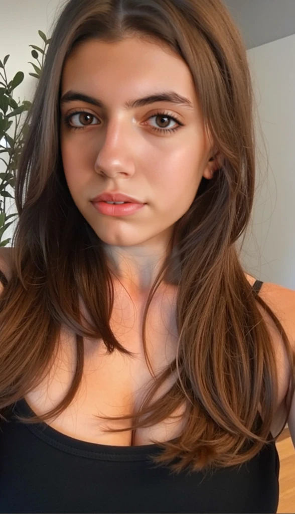 16-year-old pre-, European, louro, seios pequenos, close-up nos seios, olhos grandes, Fazendo sexo com um homem, Inside , ray tracing, HDR
