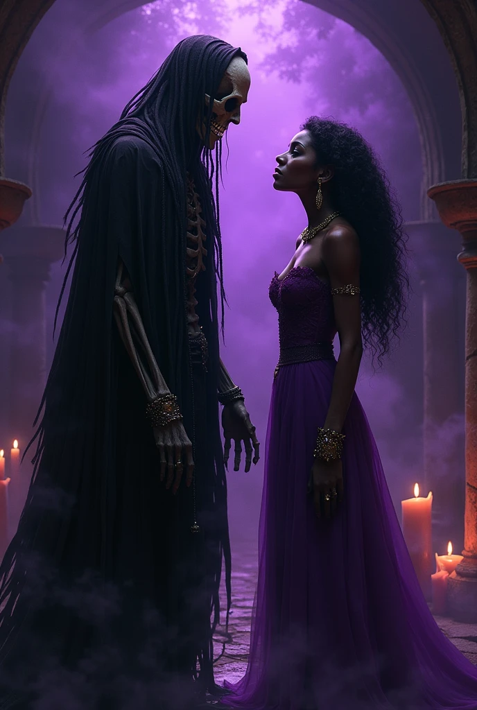 Exu Tiriri of Souls and Lady of the Night of the Cemetery As a couple