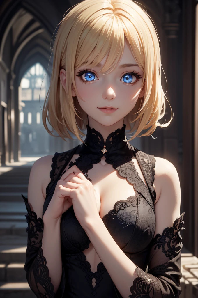 Oriental Project Alice Margaret beautiful girl witch Blonde short hair