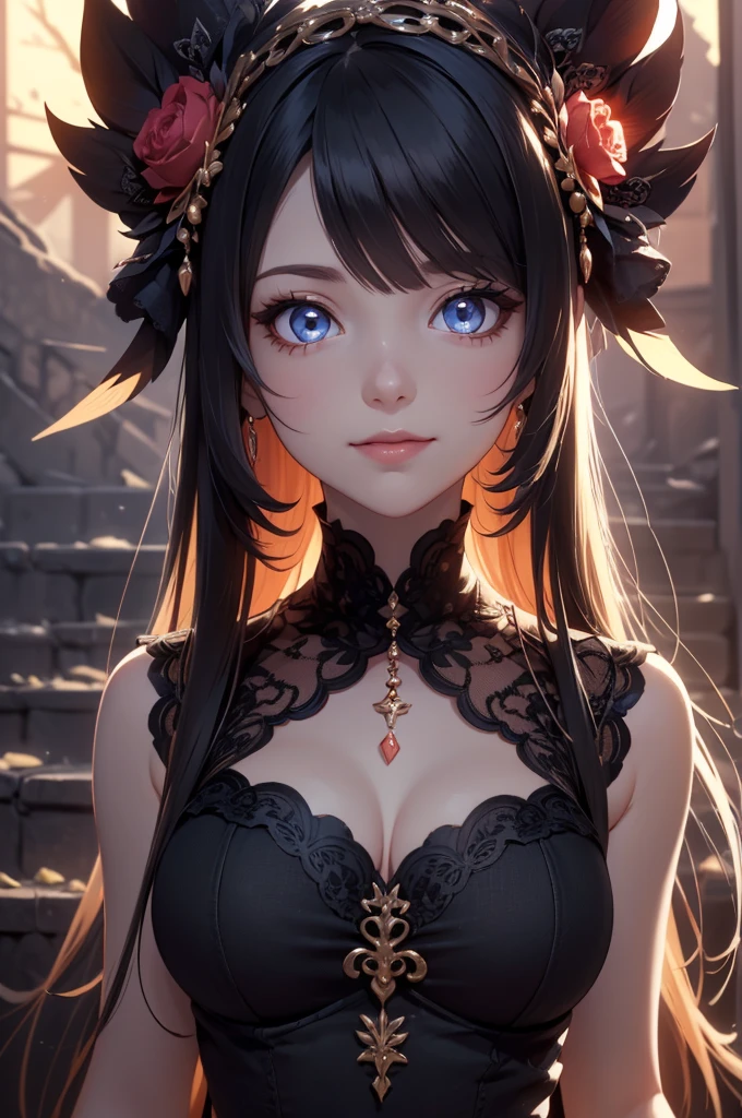 nsfw, anime girl, detailed girl, large breasts, full body, midriff, intricate details, photorealistic, 8k, hyper detailed, realistic, masterpiece, cinematic lighting, vivid colors, volumetric lighting, highly detailed face, beautiful eyes, long eyelashes, detailed lips, sharp focus