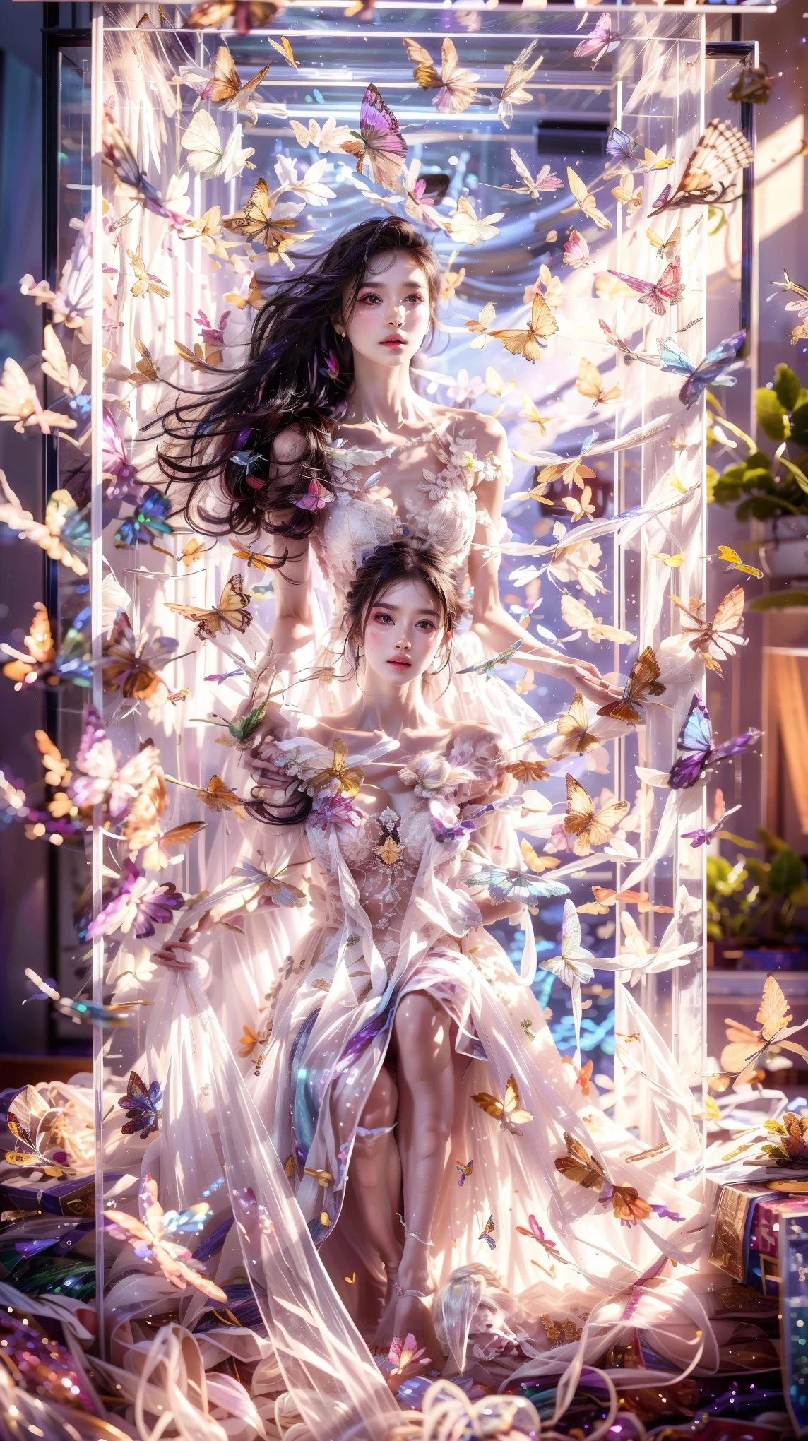 creates an epic picture ,超大广horn、Ultra deep depth of field ,Super focal length 、Super-sharp 、Super complex、 super detailed、 super realistic 、 is colorful、 supernaturalism , used an all-round three-dimensional moving camera ,多horn度拍摄, to present the audience with a live view of the amazing Carnival 。, the multiverse, six fairy monsters (Elite Club 、The stars gathered :1.8),(组群超过9位女皇horn色:2)Passionately interpret :(, a perfectly integrated, seamlessly embedded, and precisely connected cyber mecha centaur,Centaur,Centaur:1.8)、( Phoenix Empress 、 mini fairy fairy 、 The Mermaid of the Sea, the Siren Queen 、 Sphinx Queen 、, Sky Demon, Dragon Queen Tengyun Driving Fog 、 Fiery Fire Queen 、 The charming Conjuring Queen Tifflin ),每位horn色具有独特的外观特征、 magical ability 、Stance and Movement , Special Organs 、Artifact Equipment、Special scenes and natural phenomena,, they have a clear hierarchy ,Lively action,Creative Layout 。( Geometric graphics segmented and dynamically distributed materials :1.6), Dragon Queen Blue Purple Tights , Exquisite Combination Scenes , creative artistic layout 。 Inclusive Display , details are true ,Super intricate details, ultimate clarity , Ultra high quality output , makeup fine-tuning to make facial features 、 asymmetrical appearance 。 neoclassical Chinese and Western style (Dress、Casual Clothes、Warframe、 cyberpunk、Wedding Dress) and others simultaneously display , Advanced Brush Tool , Combining Mythical Legends and Monster Characteristics (horn、tail、Tentacles、Wings、Feather、scale、nail、hoof、Anti-Joint 、Arthropod、fur、Chitin 、Pattern、Tattoo、, ornate decorations, etc. :2), Physiological Perfection、 standard medical beauty 、 Biological Adjustment , Super Giant Teardrop Papaya Big Chest 、Round and straight、Enchanting and sexy、Low body fat percentage ,Perfect childlike look,Perfect muscle lines,( Narrowed Ribs 、Smooth shoulder blades、Slim waist )与 Super Giant Teardrop Papaya Big Chest 形成强烈反差,Long body 、Beautiful curves、 Proud Business Line ,The infinitely changing miracle magic decoration ( invisible coding :2), The costume blends multiple styles and premium fabrics 。 Special Moves : Side knee bends、 Straightens waist and raises head、 Bunny jumps with hands behind back、 Lifts head on the ground、Side bends, Frequent interaction ,Lively action, Jade horizontal chest 。City mountains glow,Vegetation is abundant, Neon Symbols Float , blurred Outer space supergiant structure park logo glides through the sky 。Refer to Onlyfans 、tiktok、 Douyin and other social media materials , Using Mindjourney 、 Stable Diffusion advanced brush tool 、 Material Texture Pack、Special model library、Real Motion Capture Library。Fun,Light Code , Commercial Giant Production , Clean Picture ,True story,Vivid image, Turing Test ,Micro-expression,Grand Prize Entry,Focus on people, Highlight Moments ,Magnificent epic,Sacred,Group of people, Illusory Aura , holiday atmosphere, Fire Flash ,Colored smoke,tension,Rendering,jelly,} Lens Language ,A metaphor for concentrated computing power 、Implicit 、Conceal mysteries(Hall of Fame Characteristics、性tension:1.6)。