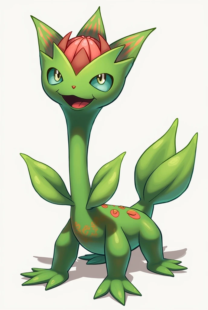roserade, plant, male, flat chested, short stack, wide hips, smile,park, by bzeh,nsfw,tongue out,smile,looking at viewer,butt focus,Grin,laughing at viewer,happy smile,squatting, small penis,testicles,blushing,