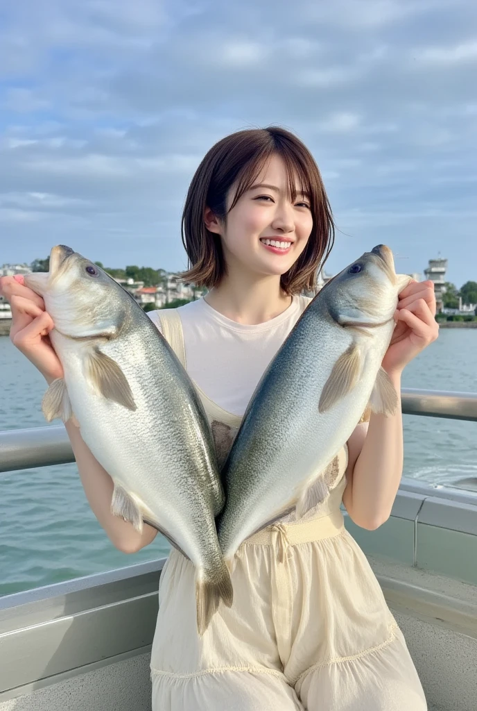 masterpiece, 4K, Bokeh, (Cute:1.5), ( beautiful girl:1.3), ( Japanese idol :1.6), ( rabbit ear :1.3) , ( Cute Dress :1.3),  (I love fish :1.6),  blushed,  cowboy shot , ( hug a cute sleeping fish :1.5), ( closes the eye:1.3), (The background is fishing port  :1.4), 

