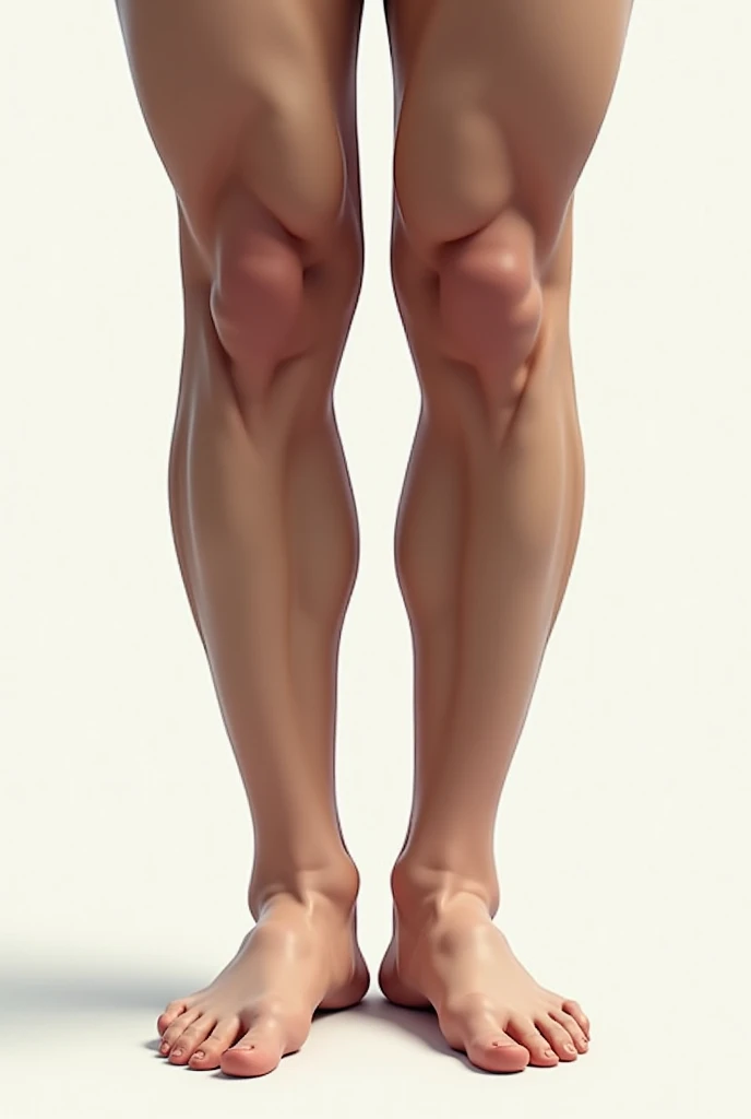 a close up of a human knee with a blue bandage, an illustration of, hd illustration, by Emanuel Büchel, knee, medical illustration, oversized_hindquarters, medical depiction, artists rendition, by Karel Štěch, mascular, tight bone structure, photo still of posterior view, vastus lateralis, computer - generated
