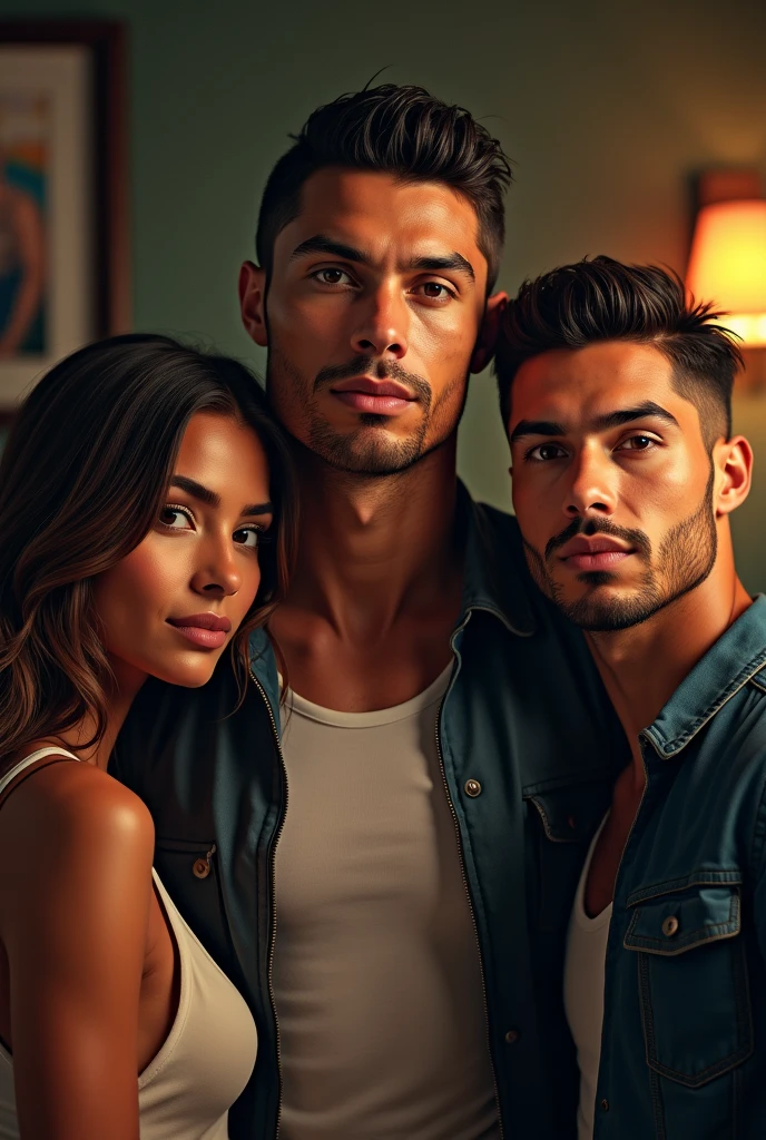 Cristina, Alexandre (moreno) and Nicolas