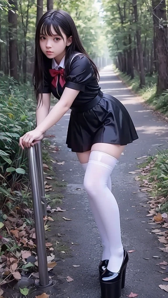 (Realistic, Photorealistic: 1.37), (Masterpiece), (Best Quality: 1.4), (Ultra High Resolution: 1.2), (8K, RAW Photo: 1.2), (Sharp Focus: 1.3), (Face Focus: 1.2), Elegant, Beautiful Face, Mini Skirt, Thighs, Beautiful Detailed, (Best Quality, 8k, 32k, Masterpiece, UHD: 1.2), (Pretty Japan Female Photos), Up skirt, skirt, panties, from below: 0.8, Dutch angle, garter strap