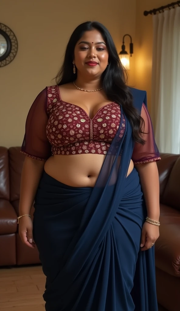 Indian sexy chubby WOMEN WEARING saree , ancient sex goddess , perfect figure , showing her round belly button , sexy deep navel , curvy waist , thick legs , slutty makeup , dark eyeliner , HOT red lips , long hairs , earrings , shinny ornaments , necklace , 8k resolution , photorealistic , ultra realistic , HD Quality , photography , long shot , full body photograph , cinematic lighting , daylight , Hasselblad photography , ARRI Photography , details , extreme details , little details , ultra sharp photo , perfect picture , fine details , HQ ,
