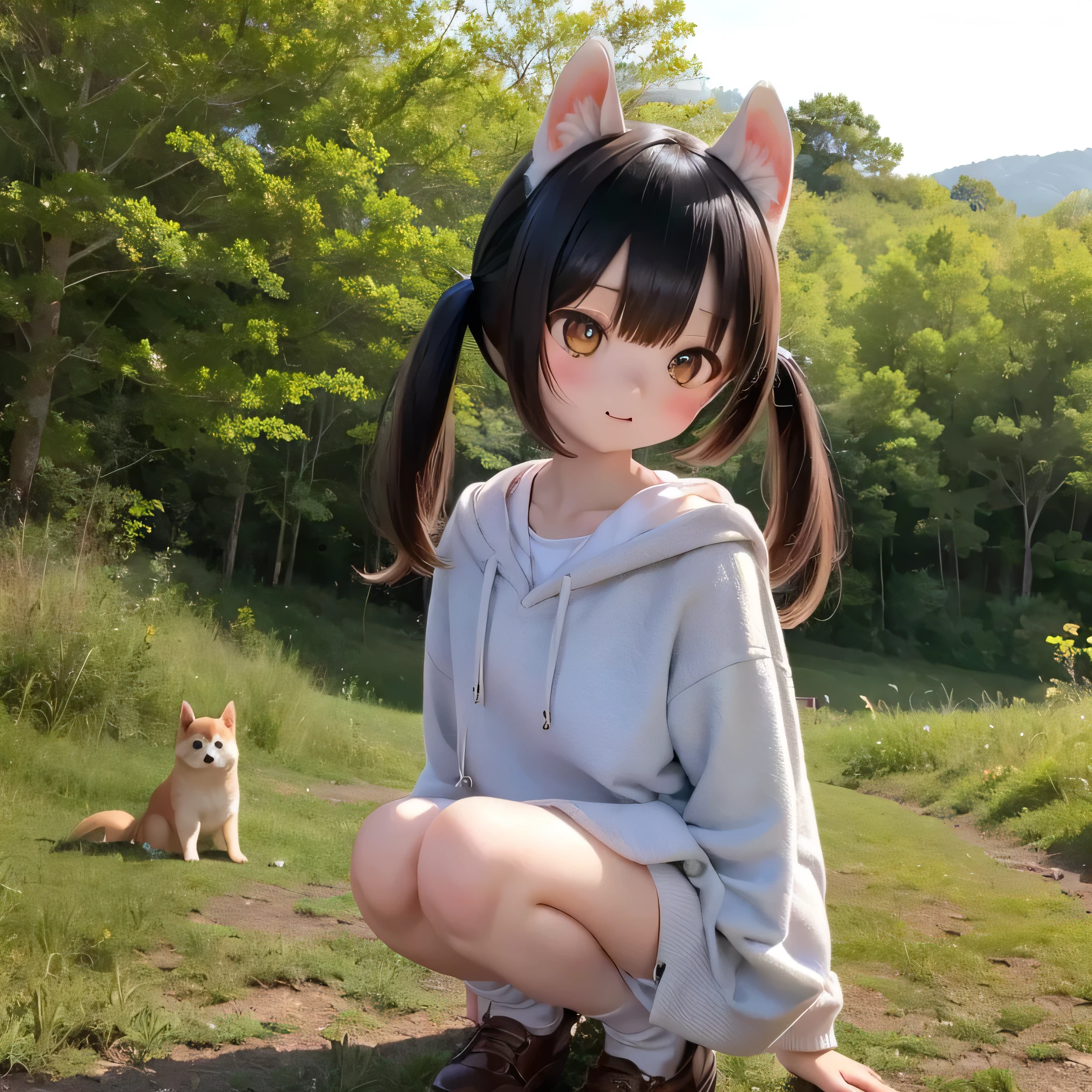 score_9, score_8_up, score_7_up, score_6_up, score_5_up, score_4_up, source_anime, 1girl, cat ears, cat tail, streaked hair, young, cute, smug, standing, male pov, headpat, hand on another's head, outdoors, detailed background,Naked,random pose,Squatting Posing,full nude,leaning forward,Completely naked,Squat down and spread your legs wide open.,white underwear,dog collar around neck,10years,Lie down and spread your legs wide open,Mouth open and tongue sticking out,drool dripping from the tongue,Semen all over my face,Sneakers naked