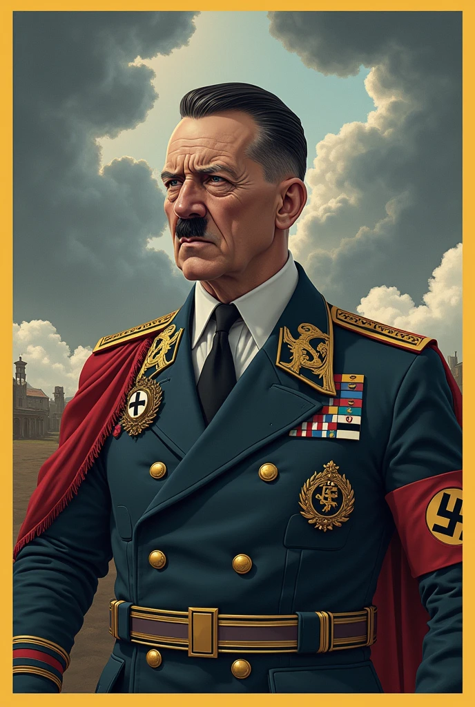 Disney Pixar movie poster about hitler