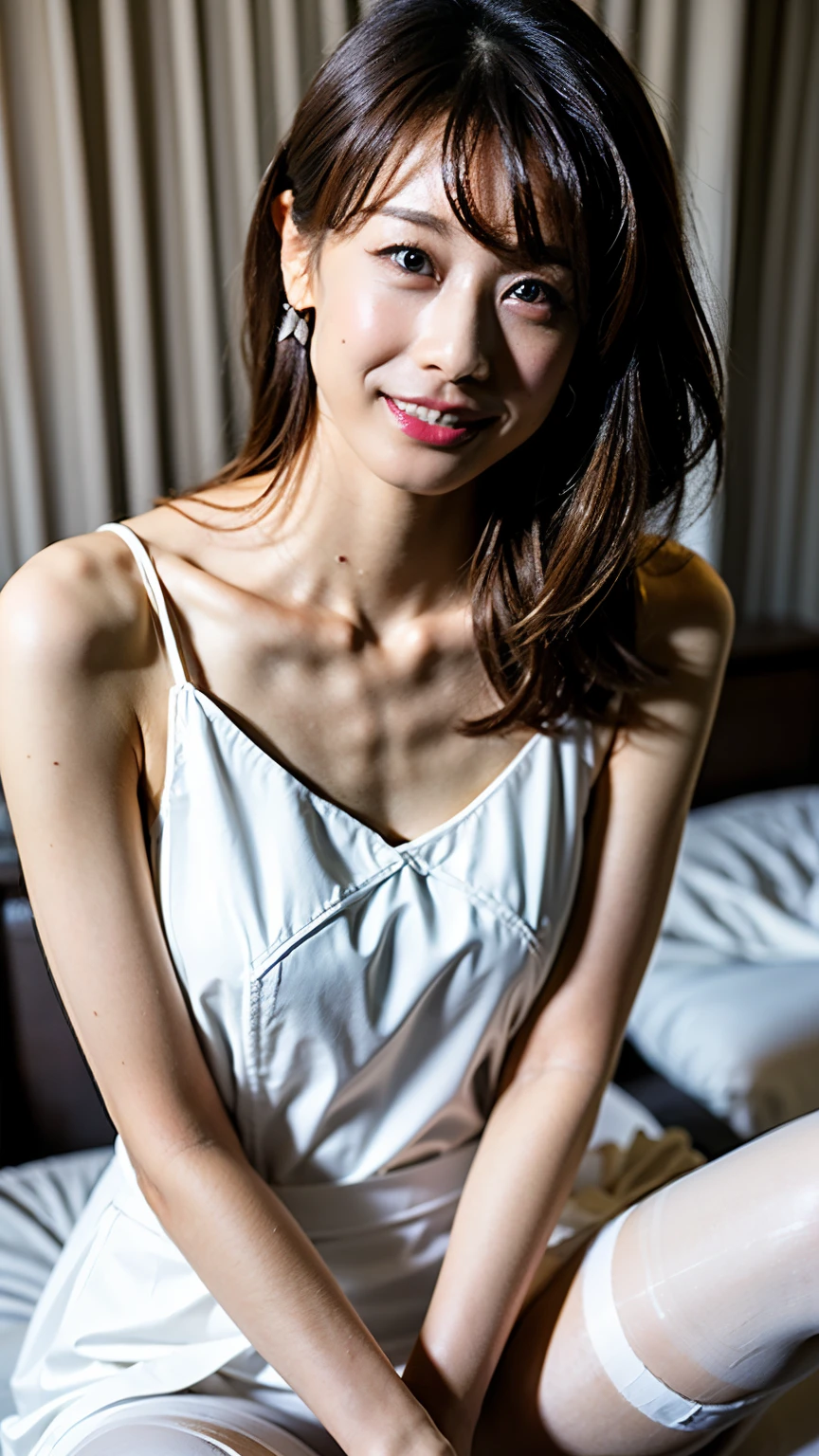 (table top, highest quality、high detail:1.4、very attractive beauty、Adds intense highlights to the eyes、look closely at the camera:1.4、Beautiful woman full of charm、ideal body proportions、perfect anatomy、brunette short bob hair、shiny hair、bangs:2、光沢のあるbangs:2、lip gloss),1 girl, Report, light brown shiny hair, scarf,realistic, looking at the viewer、Please tilt your head slightly, bright colored crystal light blue eyes, short and shiny hair、 chest中央に穴の開いた白いタートルネックの衣装,chestの真ん中に丸い穴のあるセクシーな白いタートルネック ニット セーター、 lips, lip gloss, Upper body、Big eyes、eyelash、face is a little red、embarrassing)、((italian road in winter))、((short hair with Big eyess、Give your students very powerful highlights、{Huge|big|Hugeな|mega} chest:2、very bigger chest:2、look at the audience、very beautiful beauty、show me your ears、long neck、smile a little、beautiful teeth、open your mouth and smile、heart shaped eyes))、28 years old、very cute super model、portrait:2、close your face:2