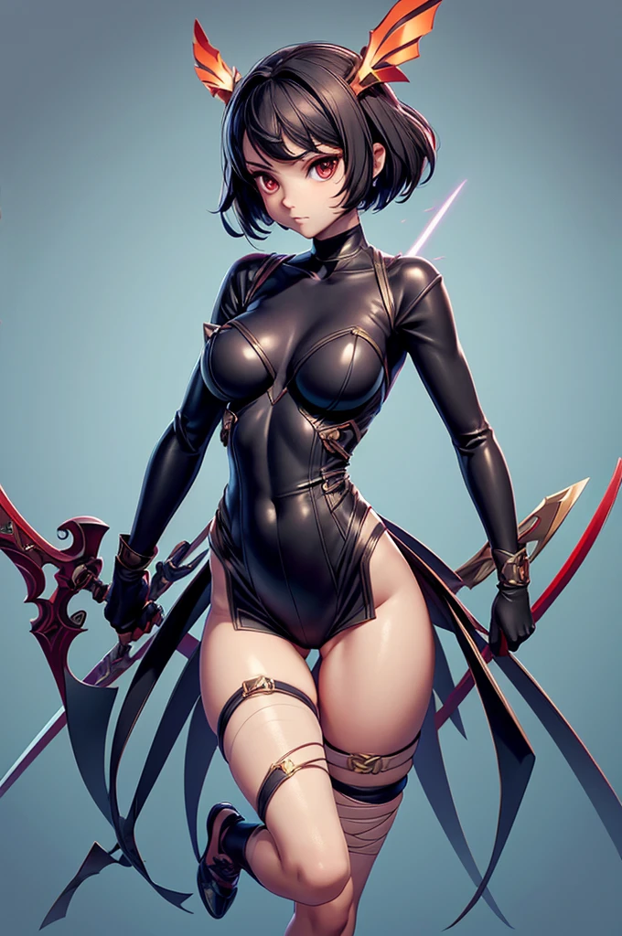 anime - style illustration of a woman in a futuristic suit with a sword, best anime 4k konachan wallpaper, 2b nier automata, 2 b, 2b, dominatrix robot, dominatrix, biomechanical oppai, high heels. anime style at pixiv, oppai cyberpunk, commission for high res, 2 b from nier automata