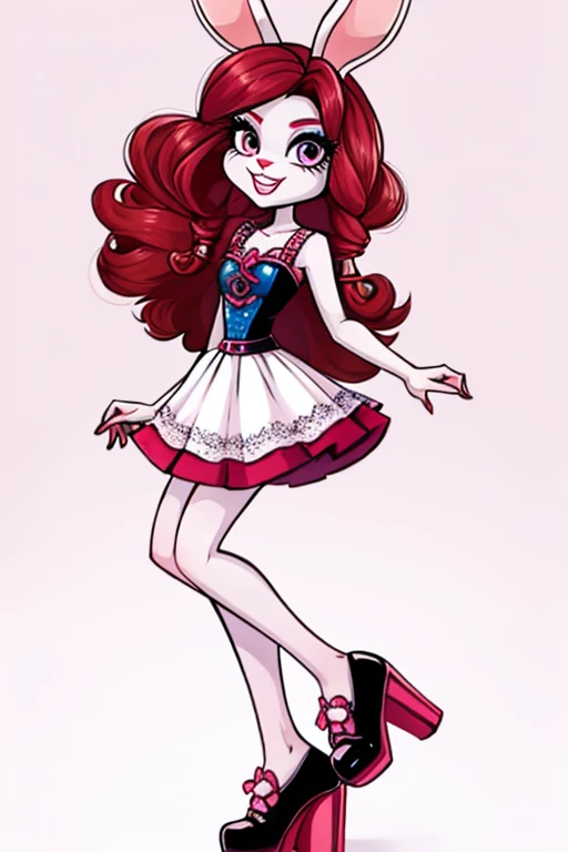Female furry sara rabbit with Cruise line dress monster high style by yeiyeiart