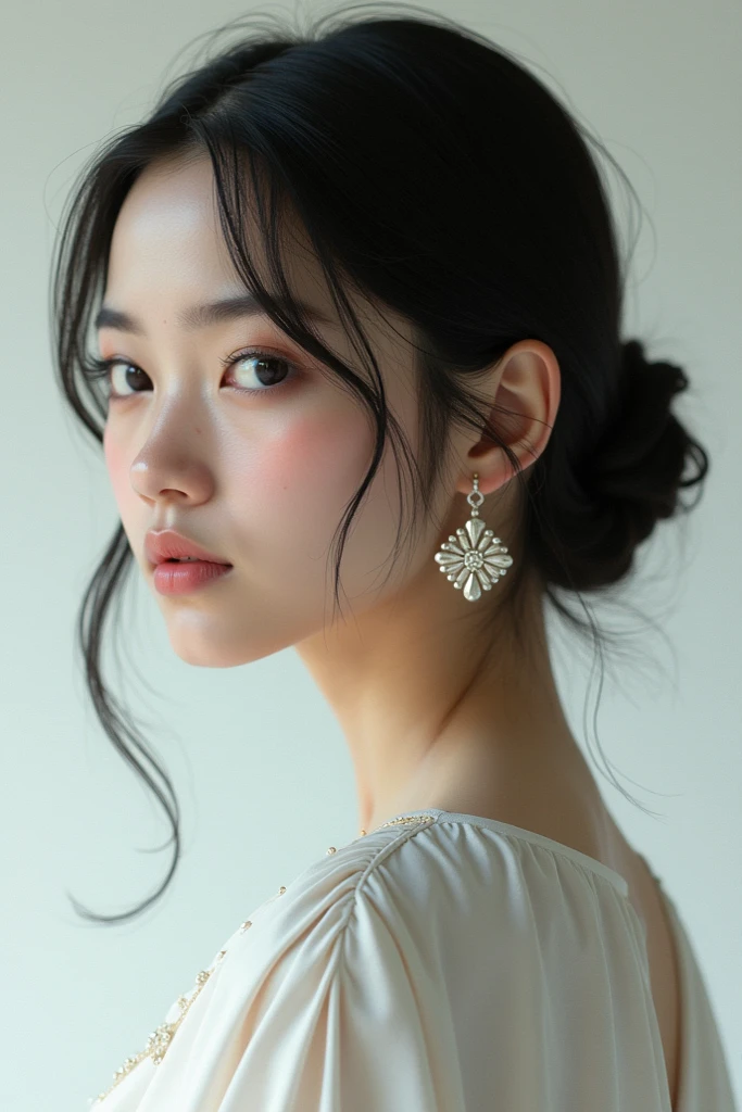 8K, table top, Raw photo, highest quality, realistic, Highly detailed CG Unity 8K wallpaper, Depth of the bounds written, cinematic light,ray tracing, (very beautiful face, beautiful lips, beautiful eyes), face with intricate details, ((highly detailed skin)) 1 girl, in the dark, deep shadow, 1 cute Japan girl, , ((looking at the viewer)),(half open mouth), (blurred background), beautiful earrings, bracelet, necklace, clear eyes, , (big eye ace forward, (upper body shot), , (looking at the viewer:1.3) open chest, Huge , Plump、 focusing,,((thin camisole、No bra))), Random hairstyles for short hair and up hair、black hair、blush、Sexy Inviting Poses、Fuck me eyes、18 ~ Random age between 35 years old、white skin、multiple moles:1.6