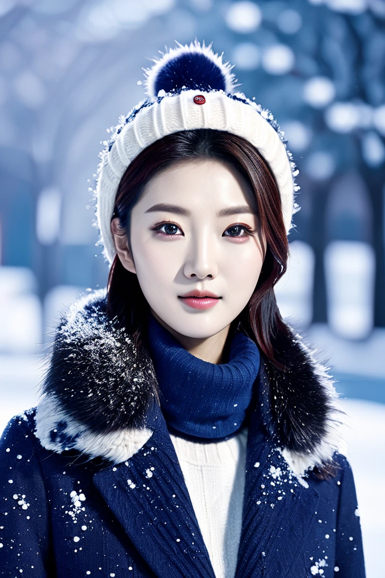 winter　beauty advert　Korean　 Japanese　cool