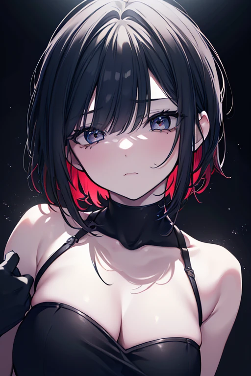 (ultra-detailed,photorealistic:1.2), HDR, professional, vivid colors, bokeh, 3D rendering, sexy curvy girl, solo, black hair, ahegao face, big boobs, sensual, seductive pose, soft lighting, lace lingerie, high heels, boudoir photography, glamorous, confident expression, alluring gaze