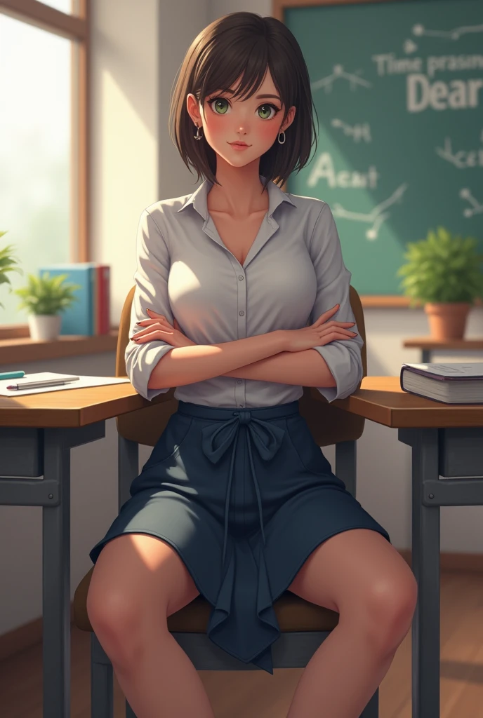 Teacher, woman, feet, tickle