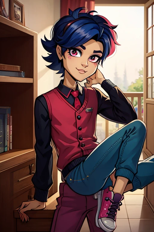 Male human teenager amirhossein ajorloo monster high style by yeiyeiart 