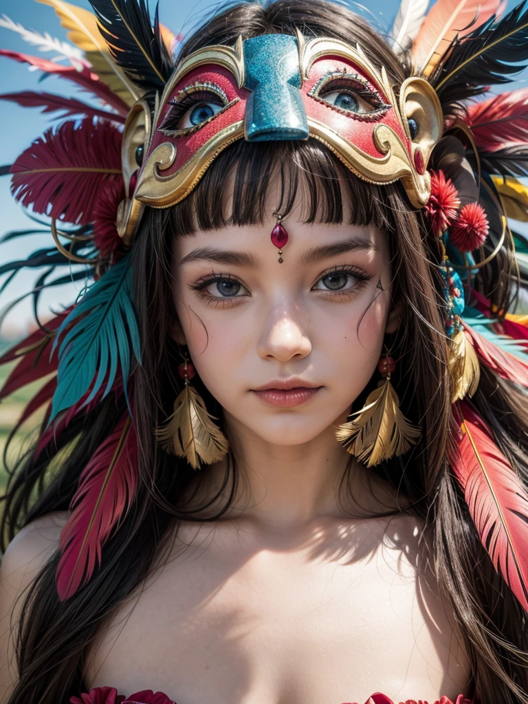 plump woman in a feathered headdress with feathers on her head, (((painted face))), portrait of aztec princess, wearing crown of bright feathers, girl with feathers, beautiful young shaman, face painted, she is dressed in shaman clothes, feathered headdress, tattoo on sternum, ornate headdress, a young shaman, angelina jolie uhd, headdress,: shamen native american costume, centered headdress, painted face, drawing of a flower with an eye in it , eyeball, tree branch, crescent-shaped eyeball, (all-seeing eye), all-seeing eye, kaethe butcher, third eye, stem eyes, single eye, all-seeing eye, pen and ink illustration, inspired by Ren Xun, pen and ink work. sharp focus, flowers grow from the bodyplump woman in a feathered headdress with feathers on her head, (((painted face))), portrait of aztec princess, wearing crown of bright feathers, girl with feathers, beautiful young shaman, face painted, she is dressed in shaman clothes, feathered headdress, tattoo on sternum, ornate headdress, a young shaman, angelina jolie uhd, headdress,: shamen native american costume, centered headdress, painted face, drawing of a flower with an eye in it , eyeball, tree branch, crescent-shaped eyeball, (all-seeing eye), all-seeing eye, kaethe butcher, third eye, stem eyes, single eye, all-seeing eye, pen and ink illustration, inspired by Ren Xun, pen and ink work. sharp focus, flowers grow from the body