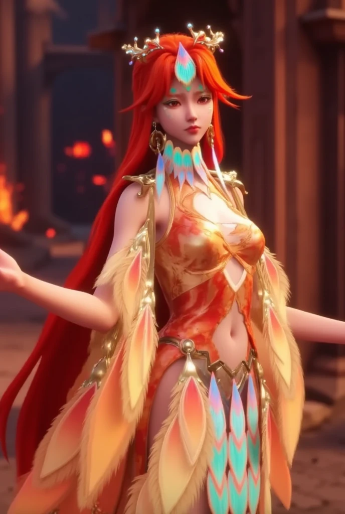 (1 girl),(ray tracing,{best qualityer}, {{work of art}}, {A high resolution}, original, extremely detailed 8k wallpaper, {extremely delicate and beautiful}, realistic hand, a girl, Good body proportions, cowboy shot, blush, extreme detailed face, Extremely detailed body, extremely detailed hands, extremely detailed eyes, beautiful eyes, glare eyes, extremely detailed background, high quality background, Ahri Liga das Lendas,(((Kitsune girl, fox girl, fox tails, nine tails, multiple_tails, multiple tails))),(breasts big:1.2),(IncrsAhriAcademy),(((league of lengesds stellar guardian uniform))),(white and red shirt, red and white piss skirt),age 25, seductively pose,(((pretentious smile))),looking ahead at viewer,(classroom in the background),sunset, golden hour time , (((pose sexy, model posing, standing pose)))