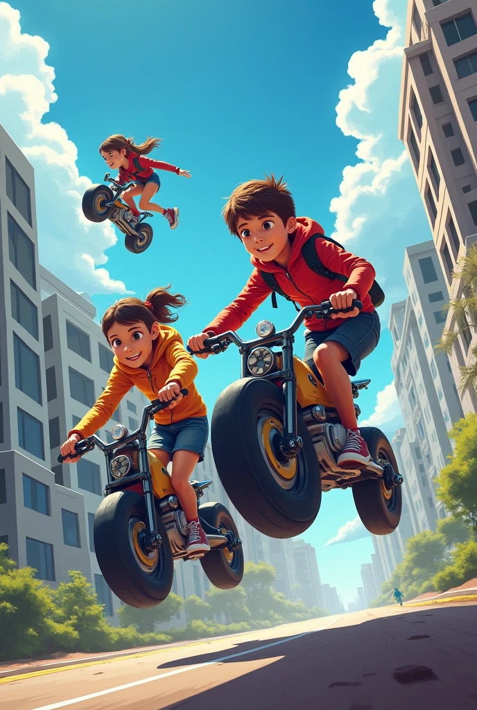 "Get ready for the ultimate tricycle race experience! Witness the cutest toddlers racing towards the finish line, with raw time-lapse and motion blur effects bringing every movement to life. Share in their random expressions with ultra-detailed, super HD, and ridiculous resolution, all captured through the lens of a long exposure shot." --auto