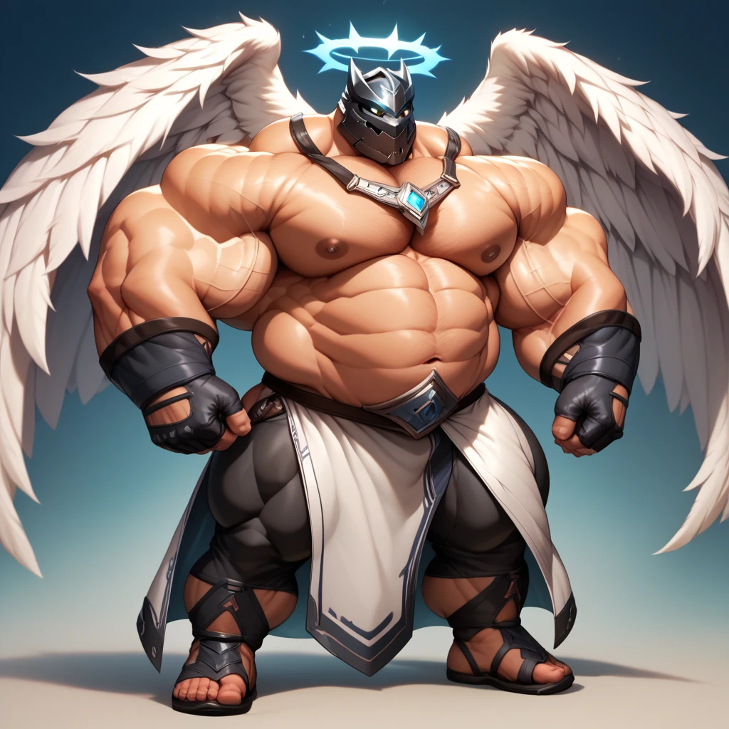 Dwayne Johnson como mataius como escorpiao rei ::cores vivas estilo anime ,corpo inteiro ::_estilo olhos,ruins,deformaçao