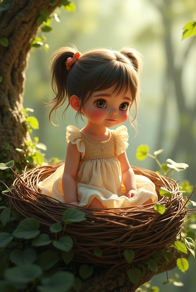 Ghibli Color，Cartoon healing，Kind of for s々Small animals and healing lines，（Sunshine 1.3）Ultra-detailed graphics，Smooth skin，cinematic lighting effect，extreme light and shadows，Extreme light tracking，Warmly lit，Harmony You are calm